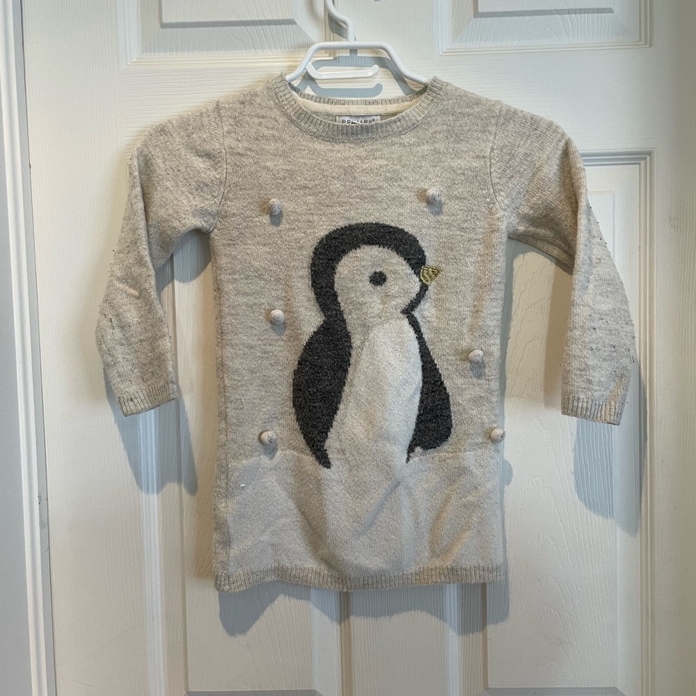 Kids penguin sweater